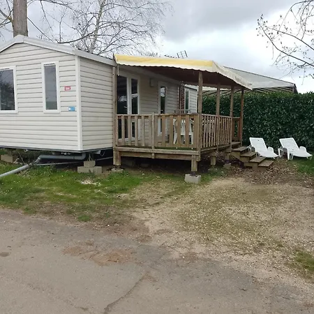 Sas Mhvacances Loue Mobilhome 2 Chambres Proche Chateaux Et Zoo Beauval Onzain Exterior foto